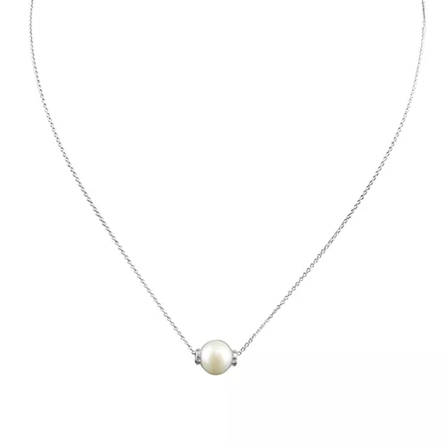 Freshwater Pearl and Diamond Necklace