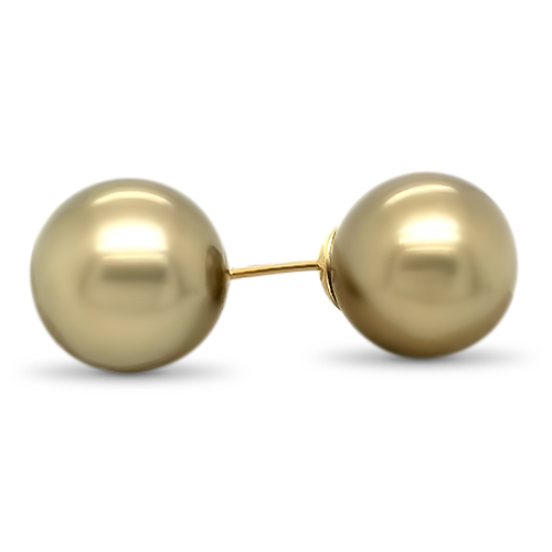 Chocolate pearl hotsell stud earrings