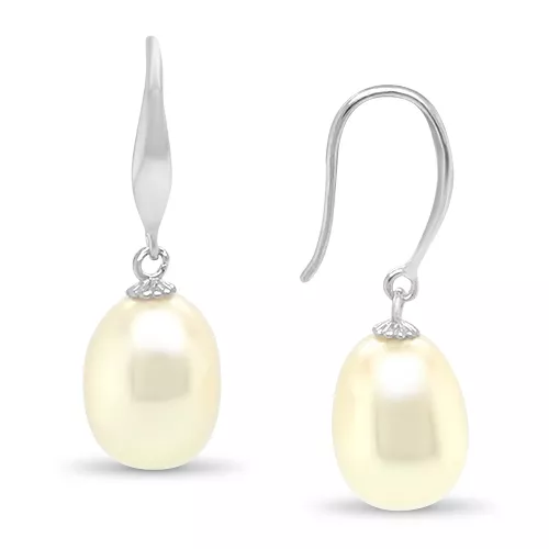 9x10mm Freshwater Pearl Earrings