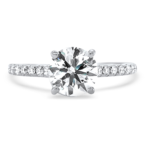 1.40ct Round Diamond Solitaire Engagement Ring
