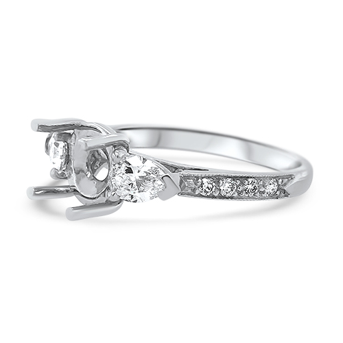 Platinum best sale ring mounts