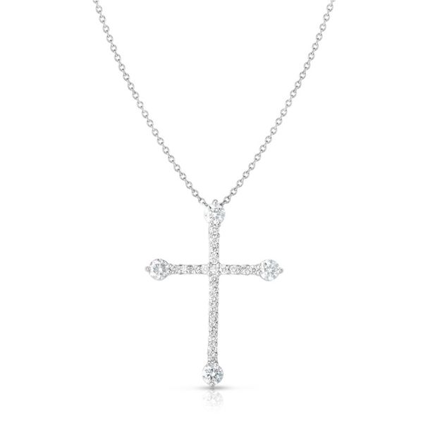 Roberto coin deals diamond cross pendant