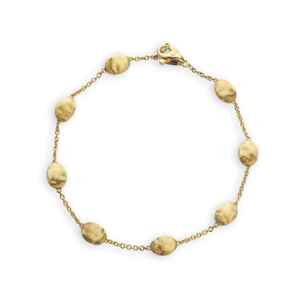 Siviglia Gold Medium Bean Bracelet