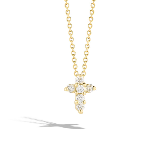 Baby Cross Necklace- YG