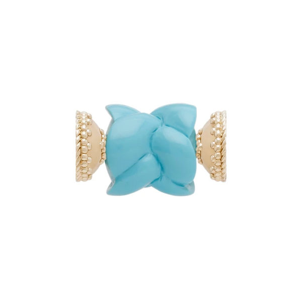 Mini Basket Weave Turquoise Centerpiece