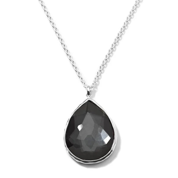 Large Pendant Necklace in Sterling Silver