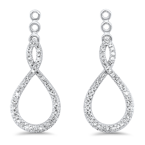 Diamond Drop Earring Jackets - Underwoods Jewelers