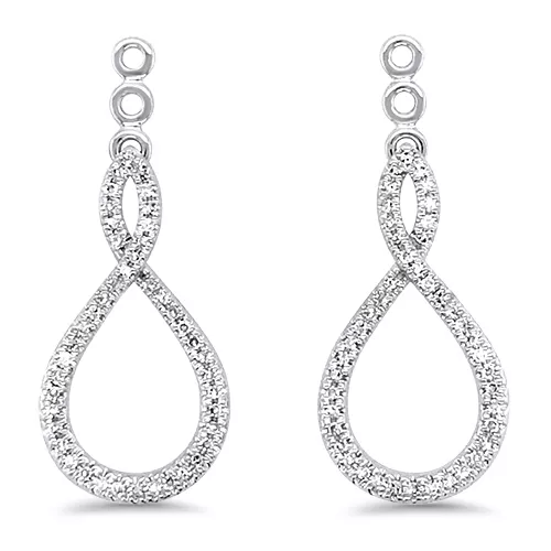 Diamond Drop Earring Jackets - Underwoods Jewelers