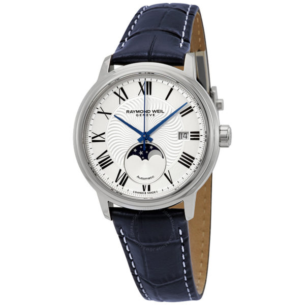 40mm Silver Maestro Moonphase