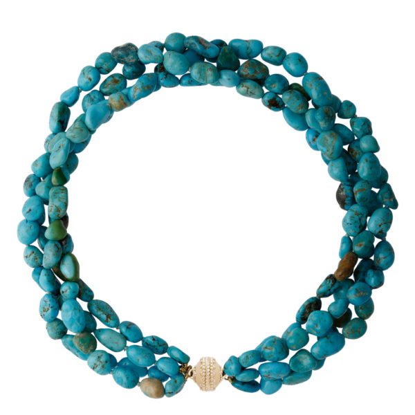 Four Strand Turquoise Necklace