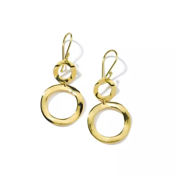 18k Classico Mini Snowman Earrings