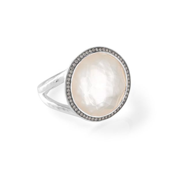 Mother-of-Pearl & Diamond Ring