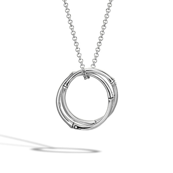 Bamboo Collection Interlinking Pendant Necklace