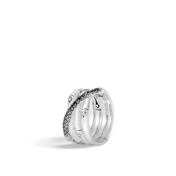Bamboo Collection Black Sapphire & Black Spinel Crossover