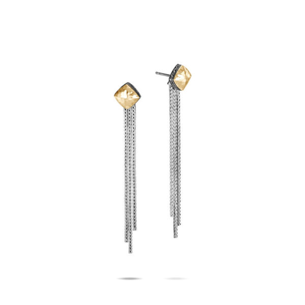 Classic Chain Collection Two Tone Hammered Sugarloaf Tassel Ear Jacket
