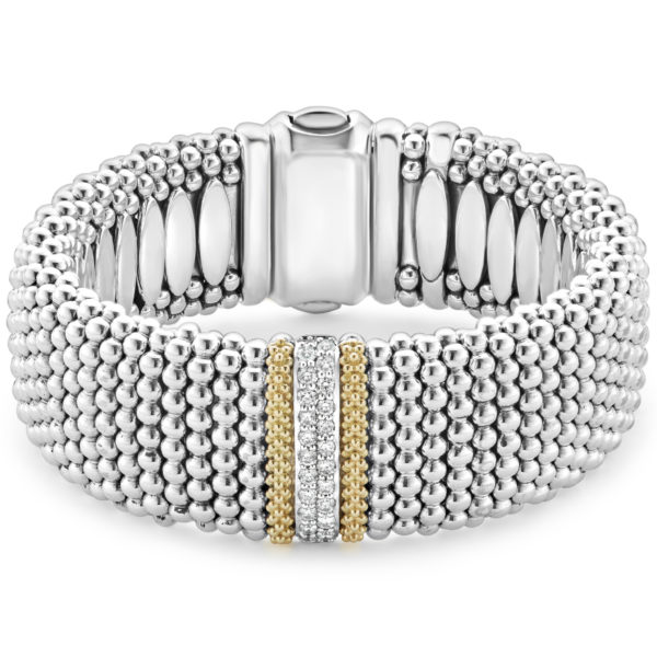Caviar Lux 23mm  Diamond Bracelet
