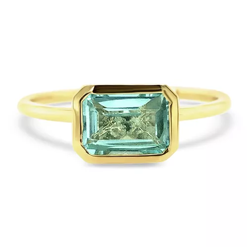 Blue green topaz rings sale