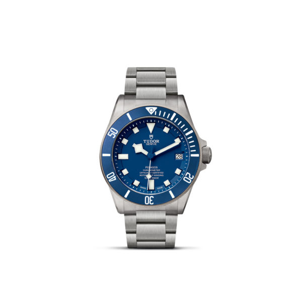 TUDOR Pelagos Watch with a Ceramic Matt Blue Disc, Titanium Bracelet (M25600TB-0001)