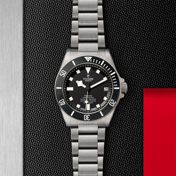 TUDOR Pelagos 42mm Titanium and steel case with satin finish - M25600TN-0001 at Underwood Jewelers