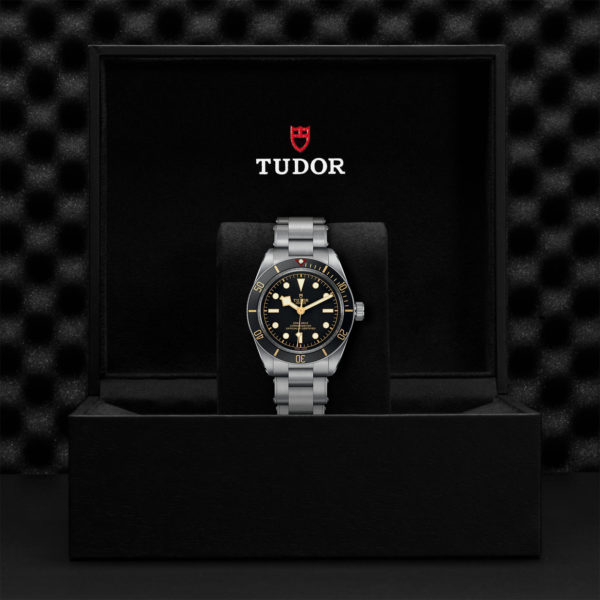 TUDOR Black Bay Fifty-Eight Watch with a 39 MM Steel Case, Steel Bracelet (M79030N-0001) Black Presentation Box
