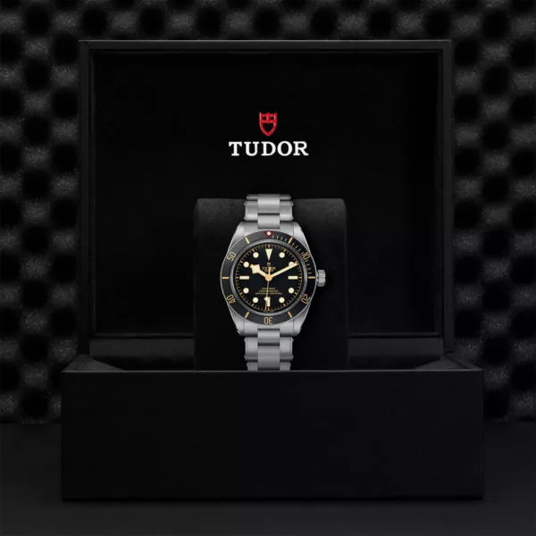 TUDOR Black Bay Fifty-Eight Watch with a 39 MM Steel Case, Steel Bracelet (M79030N-0001) Black Presentation Box