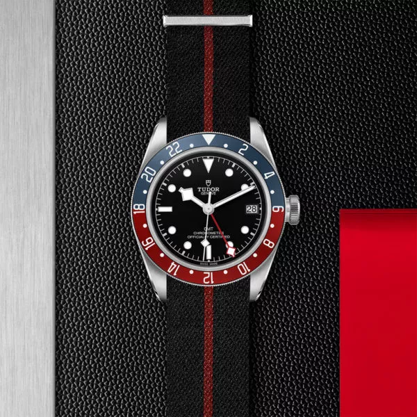 TUDOR Black Bay GMT 41mm steel case with polished and satin finish - M79830RB-0003 at Underwood Jewelers