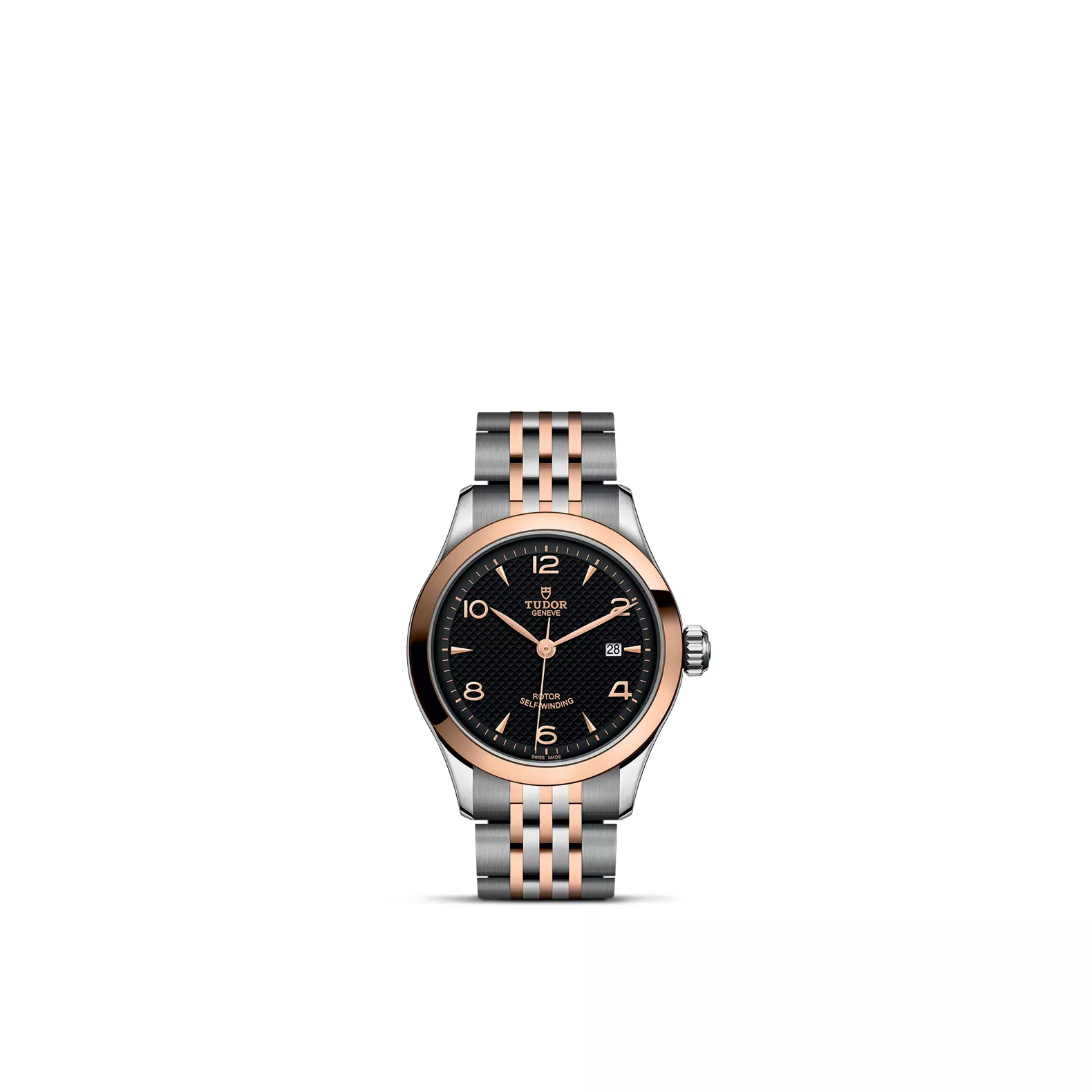 TUDOR 1926 28mm Steel Case Rose Gold Bezel