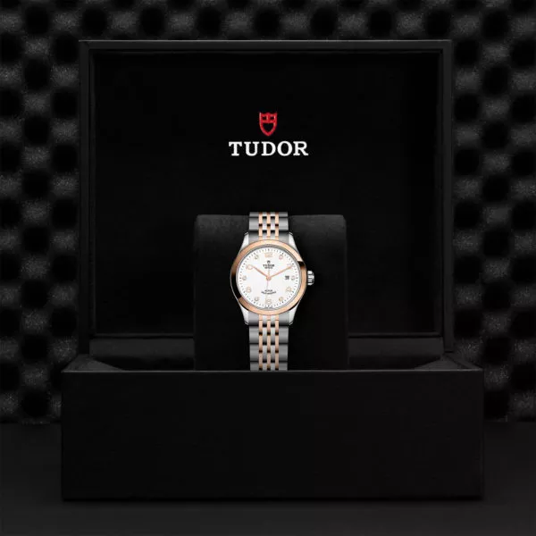 TUDOR 1926 28mm steel case with polished finish - M91351-0011 at Underwood Jewelers