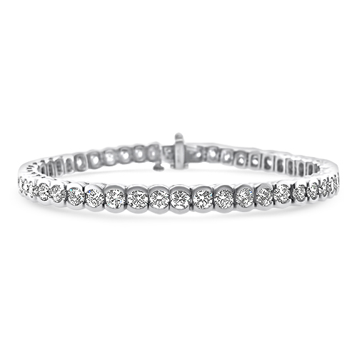 7.32ct Diamond Line Bracelet - Underwoods Jewelers