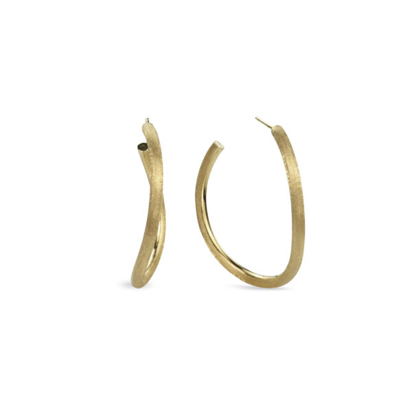 Jaipur Link Gold Medium Hoop Earrings