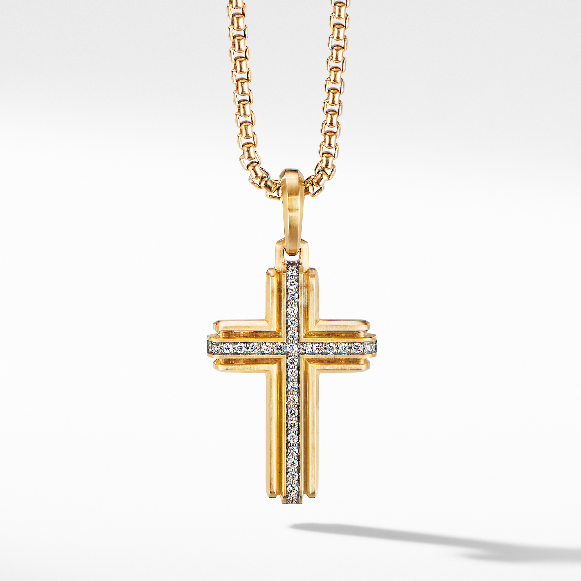 18k gold necklace cross Clearance