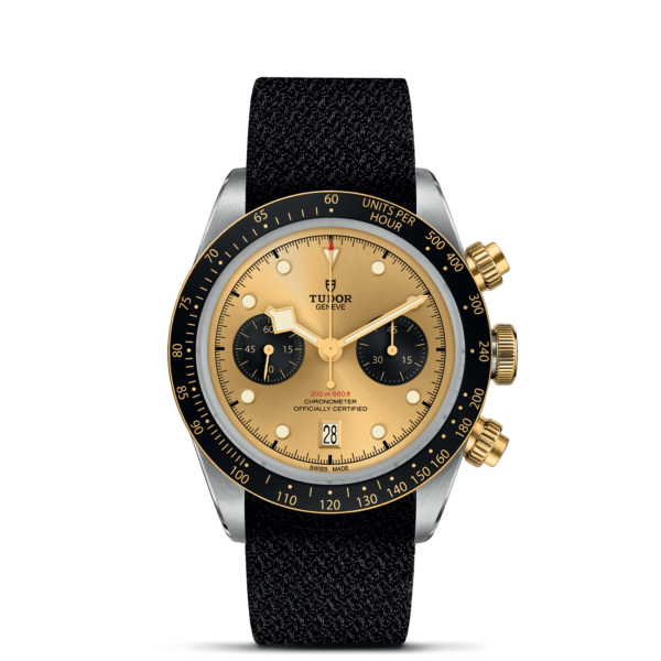 TUDOR Black Bay Chrono S&G 41mm steel case with polished and satin finish - M79363N-0006 at Underwood Jewelers