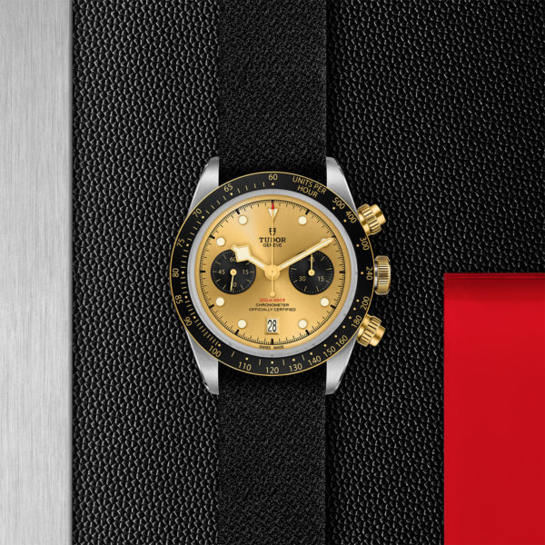 TUDOR Black Bay Chrono S&G 41mm steel case with polished and satin finish - M79363N-0006 at Underwood Jewelers
