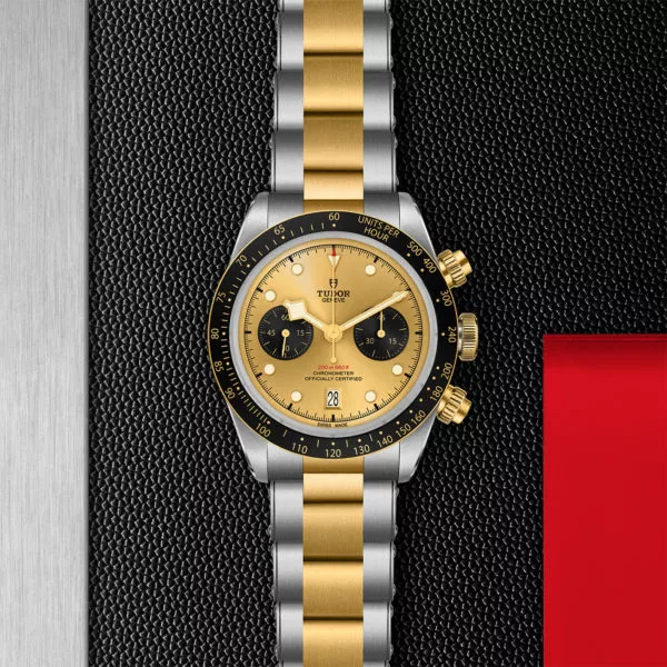 TUDOR Black Bay Chrono S&G 41mm steel case with polished and satin finish - M79363N-0007 at Underwood Jewelers