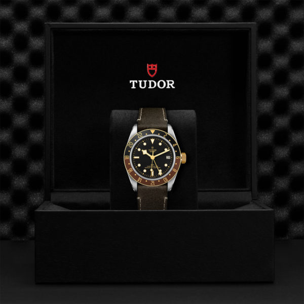 TUDOR Black Bay GMT S&G 41mm steel case with polished and satin finish - M79833MN-0003 at Underwood Jewelers