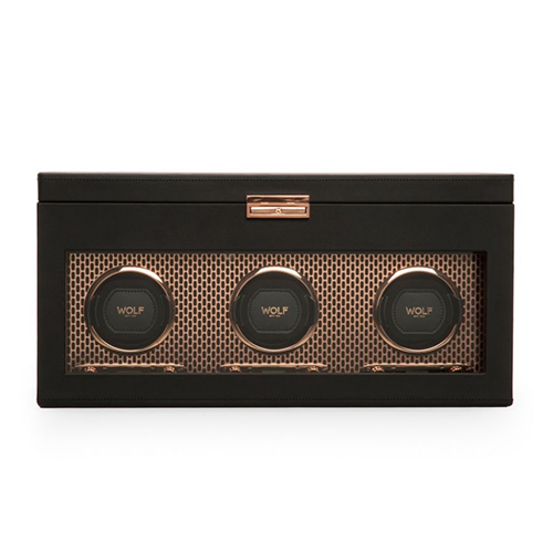 Axis Triple Watch Winder- Copper
