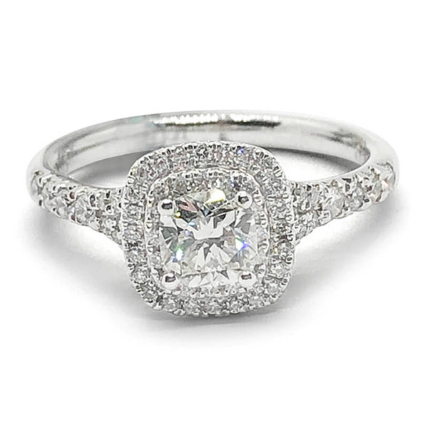 Cushion Cut Center of My Universe Forevermark Ring