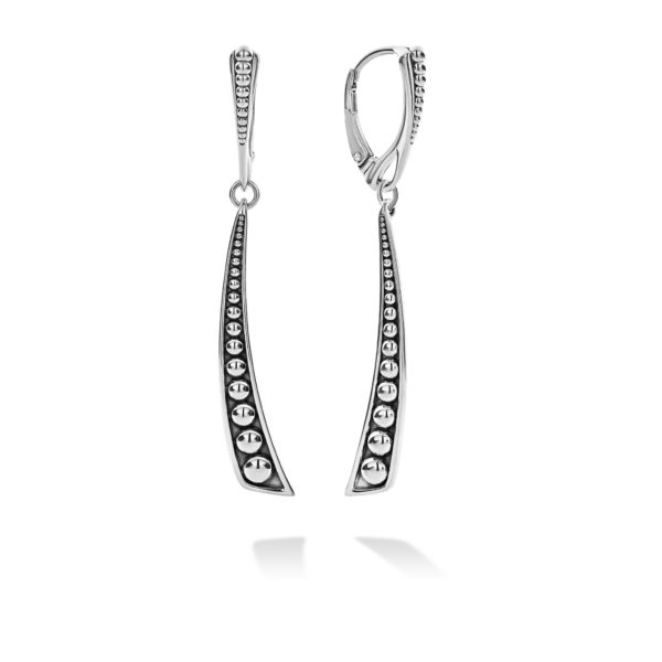 Signature Curved Drop Earrings
