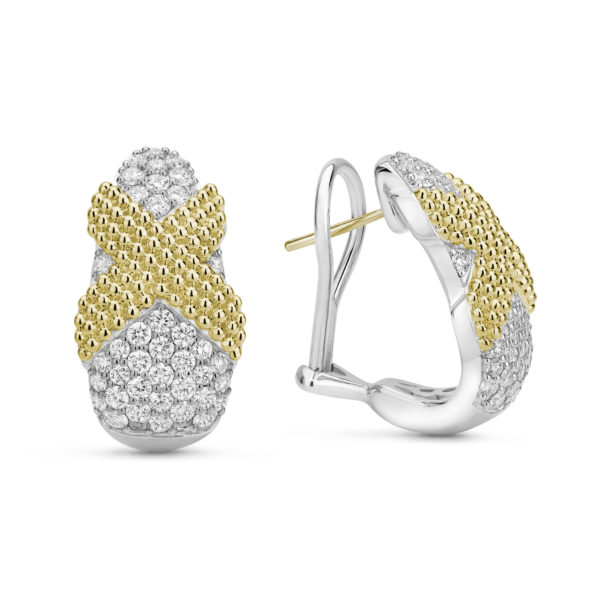 Caviar Lux Diamond X Earrings