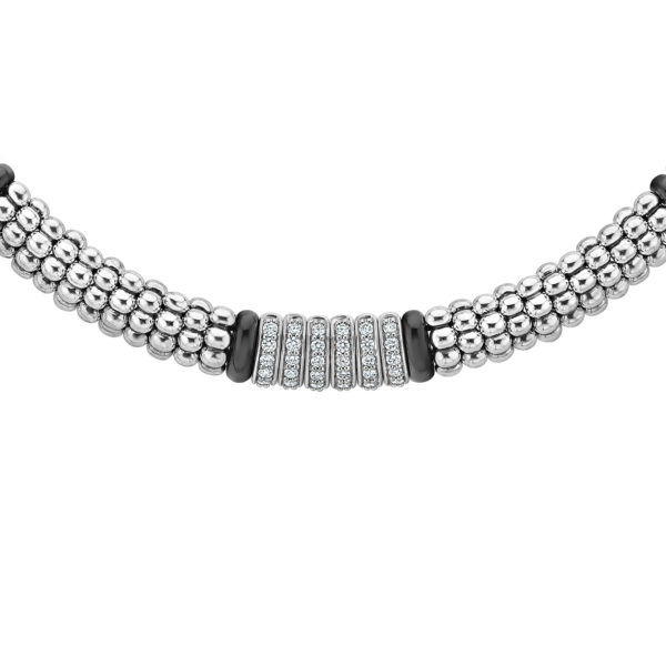 Black Caviar Diamond Necklace