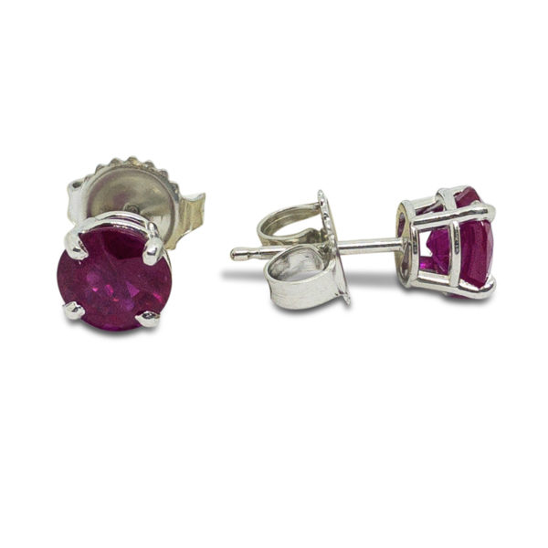 1.95ctw. Ruby Studs