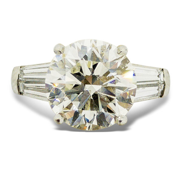 4.02ct. Round Brilliant Engagement Ring