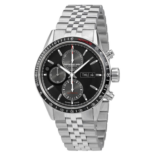 42mm Freelancer Black Dial Chrono - Underwoods Jewelers