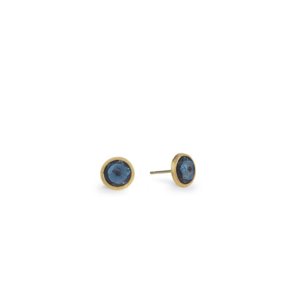 Jaipur London Blue Topaz Stud Earrings