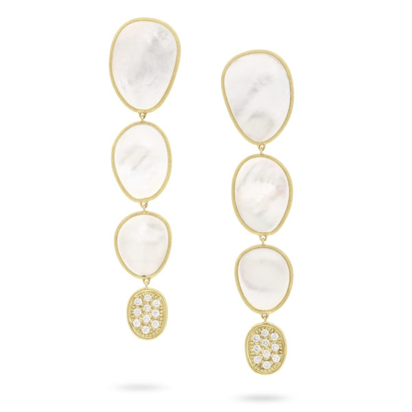Lunaria Mother of Pearl Drop Earrings