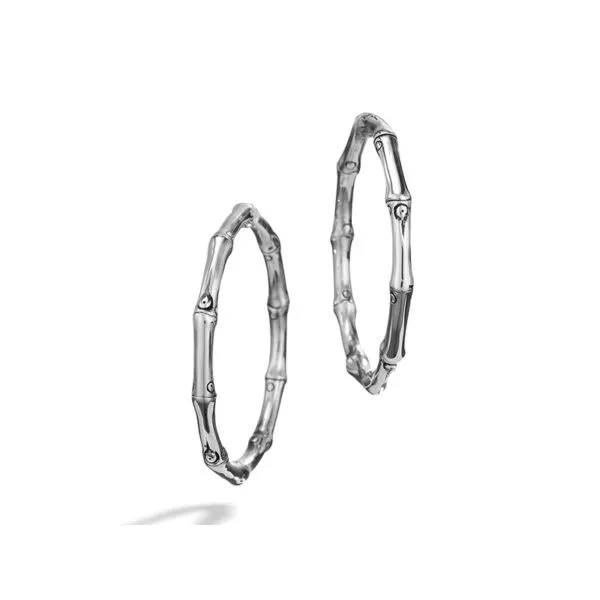 Bamboo Collecion Medium Hoop Earring