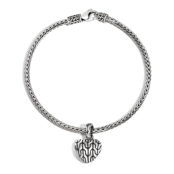 Classic Chain Collection Heart Charm Bracelet