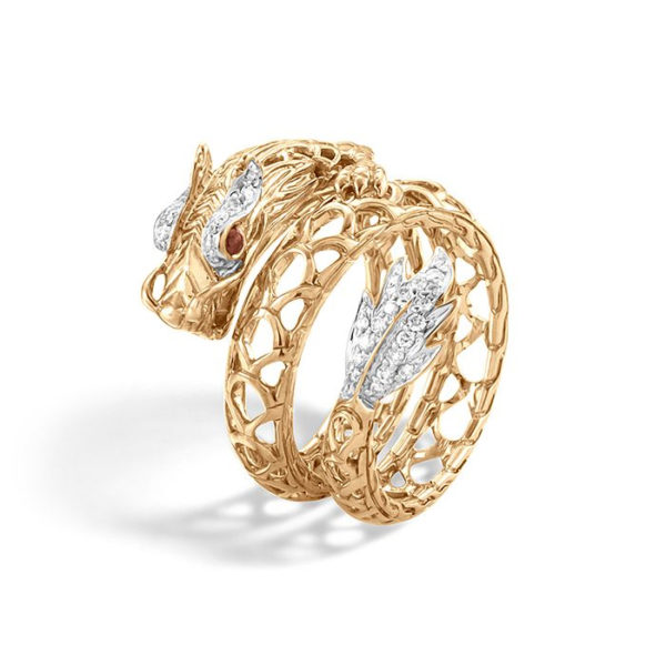 Legends Collection Naga Diamond Dragon Ring