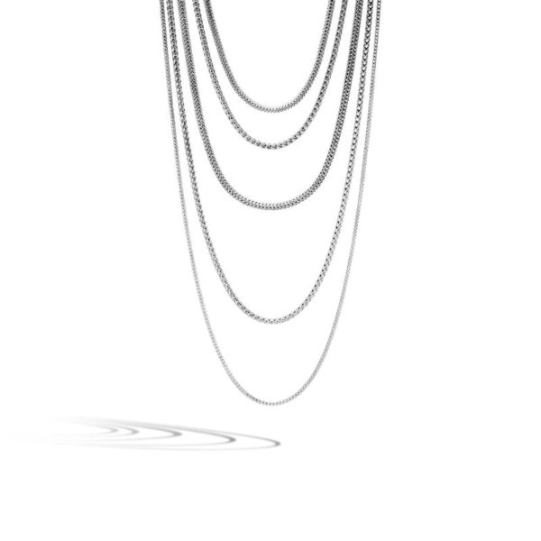 Classic Chain Collection Five Row Necklace