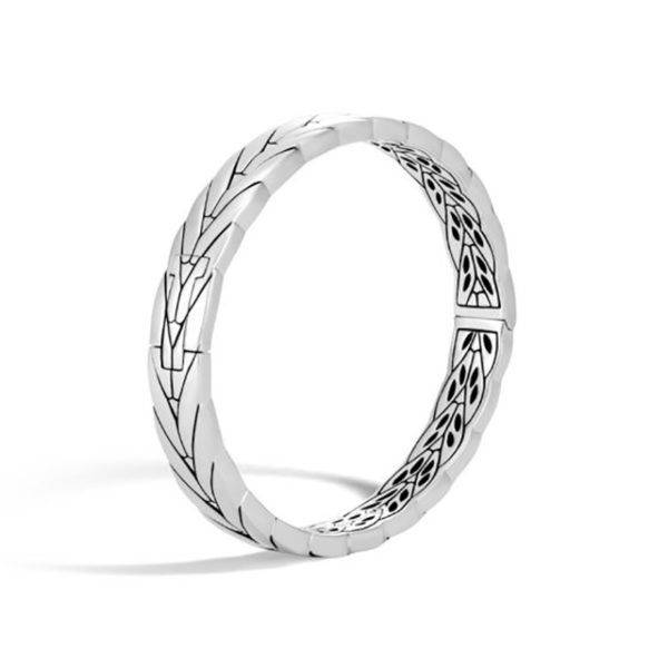 Modern Chain Collection Hinged Bangle Size M